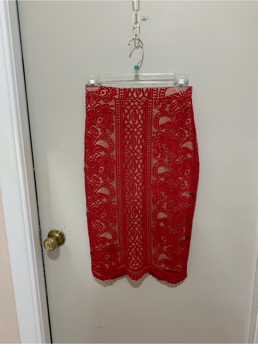 Lace Pencil Skirt